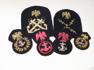 Various Nigerian Navy Insignia.