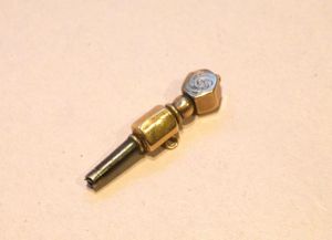 Antique Yellow Metal Decorative Watch Key