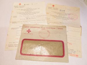 2 Red Cross Messages from Jersey.