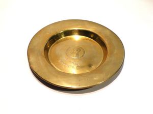 HMS Vimiera Brass Souvenir Dish 1917 – 1918.
