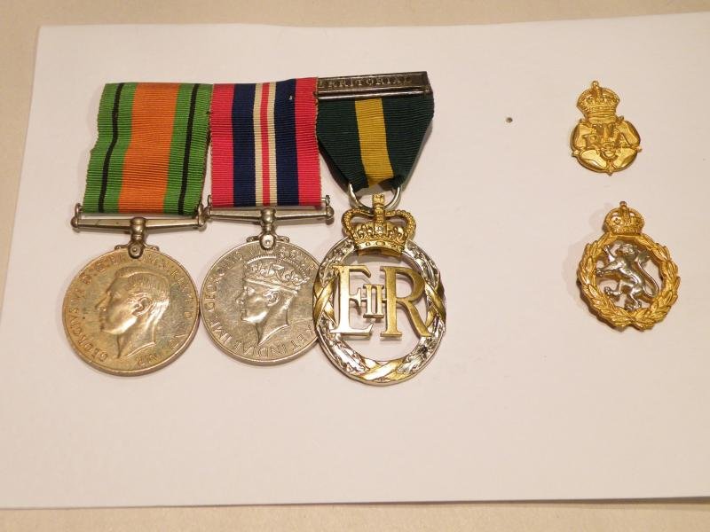 Territorial Decoration Group of 3 to Sub Baker A T S. — image 2