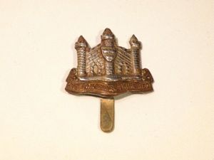 WW1 Cambridgeshire Regiment Cap Badge.