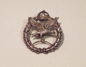 Scarce Early Army Air Corps Silver Sweetheart Brooch.
