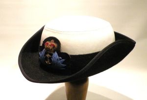Vintage W.R.N.S Officer's Tricorn Cap