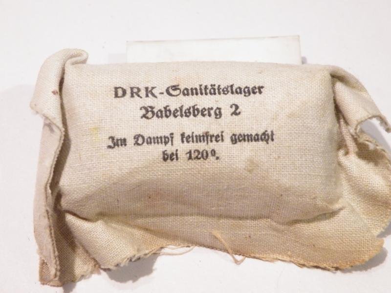 WW2 Era German Red Cross Bandage Pack – D.R.K. Babelsberg — image 3
