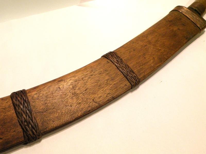 Vintage Indonesian Parang in Wooden Scabbard. — image 7