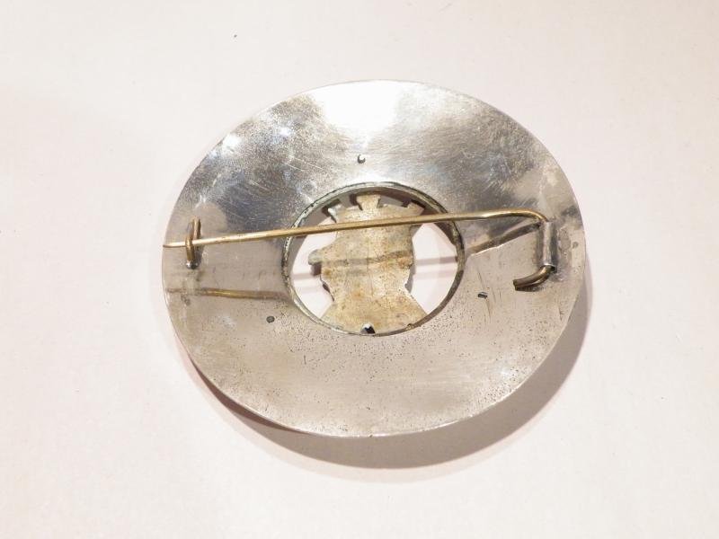 Lt Victorian Black Watch Pipers Plaid Brooch. — image 3