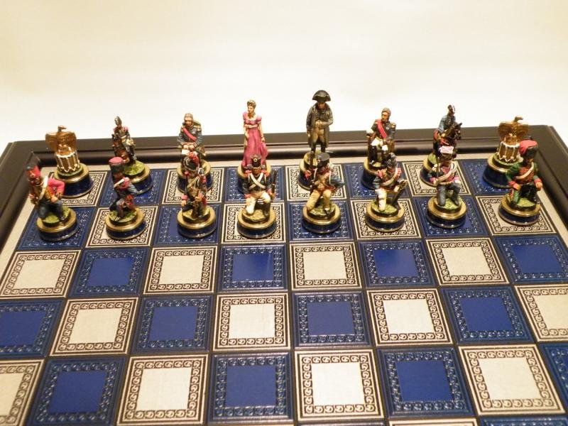 Ltd Edition Franklin Mint Waterloo Chess Set. — image 2
