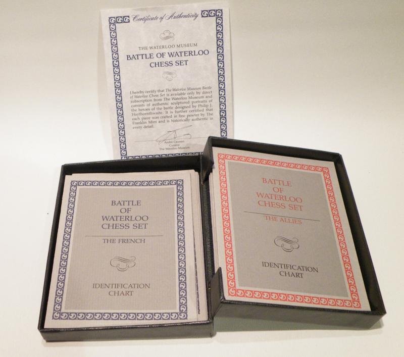 Ltd Edition Franklin Mint Waterloo Chess Set. — image 5