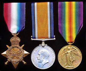A poignant 'Dundee Interest' Battle of Aubers Ridge - Black Watch Victoria Cross Action - Great War casualty medal group of 3: Private George Dalziel, 1st Battalion Royal Highlanders (Black Watch)