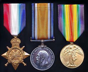 An Infantry Officers 'Commissioned from the Ranks' Great War 'Western Front' medal group of 3: Lieutenant William Edward Mitchell, 2nd Battalion West Riding Regiment (Duke of Wellington's Regiment) late 7th Bn Royal West Kent Regiment