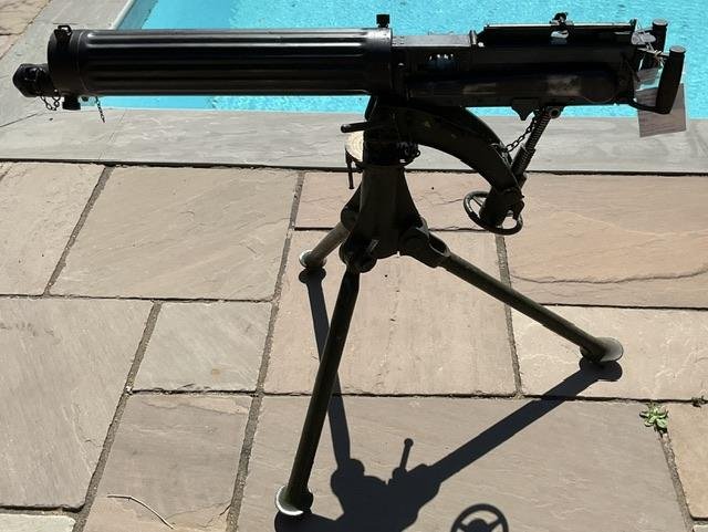 WW1 Vickers with WW2 Tripod