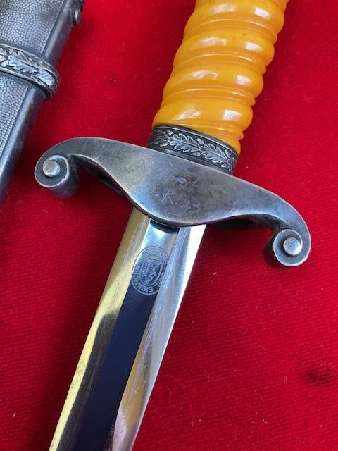 A stunning Army dagger , Personalised Eickhorn
