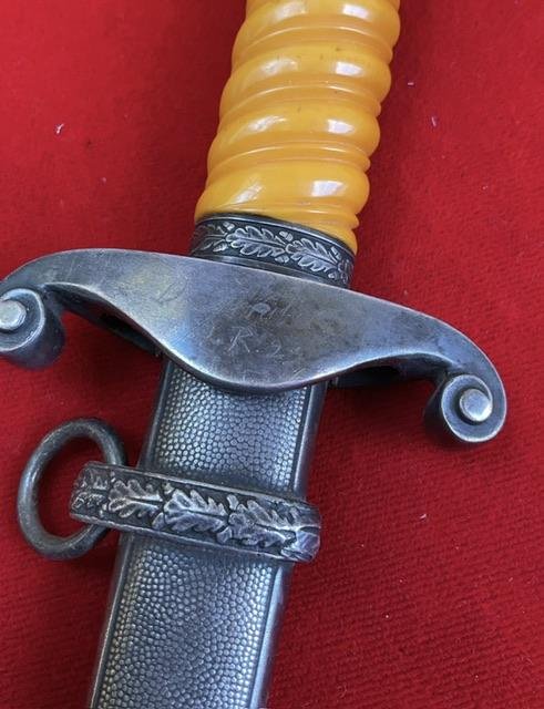 A stunning Army dagger , Personalised Eickhorn