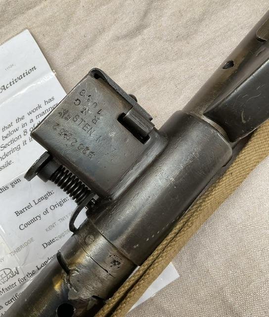 Old spec MK5 Sten with Sling