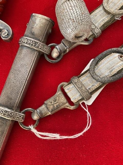 Full rig WKC army dagger with slant grip.