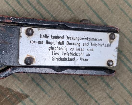 Deckungwinkelmesser for MG34/42 Indirect Fire Use — image 3