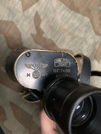 Rare Kriegsmarine Carl Zeiss Radar Binoculars — image 2