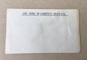 Boer War 'OHMS' Official War Department Envelope