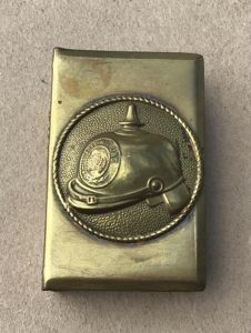 WW1 Souvenir Brass Matchbox Holder