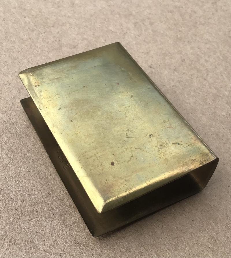 WW1 Souvenir Brass Matchbox Holder — image 4