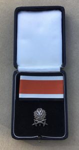 German Federal Republic Cased Oak Leaves and Swords to the 1939 Knights Cross of the Iron Cross