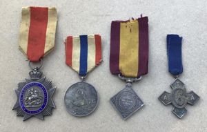 Victorian Period British Army in India Temperance Medals