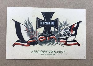 WW1 German Patriotic Postcard