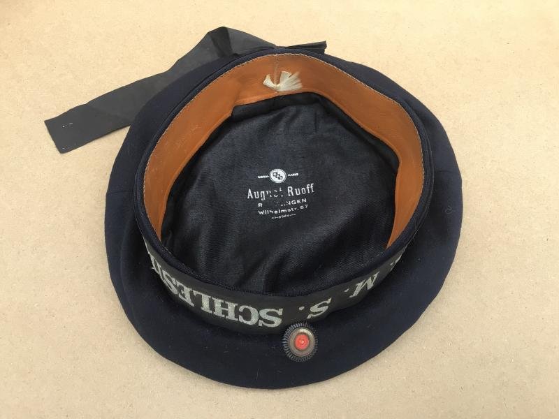 WW1 Imperial German Navy Ratings Cap - SMS Schlesien — image 6
