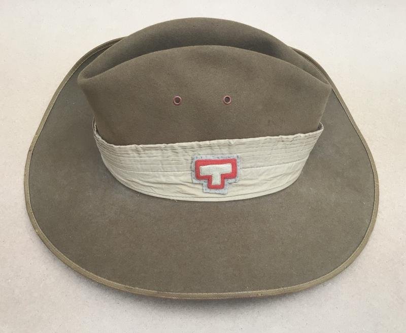 Australia WW2 2/43rd Battalion Slouch Hat - 1941 — image 2