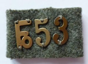 Sweden : Army 'Fo53' Slip-on Shoulder-title.