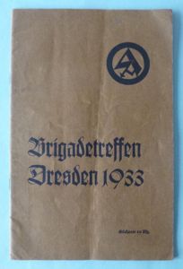 Third Reich : SA Booklet / Programme for the 1933 SA-Brigade 33 (Dresden) Rally.