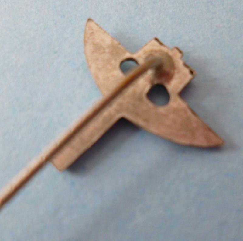 Third Reich : Membership Stick-pin Lapel-badge of the Nationalsozialistische Handweks,-Handels und Gewerbe Organisation (NS-Hago).