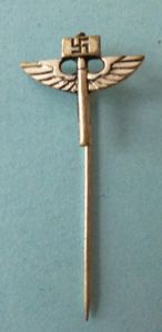 Third Reich : Membership Stick-pin Lapel-badge of the Nationalsozialistische Handweks,-Handels und Gewerbe Organisation (NS-Hago).