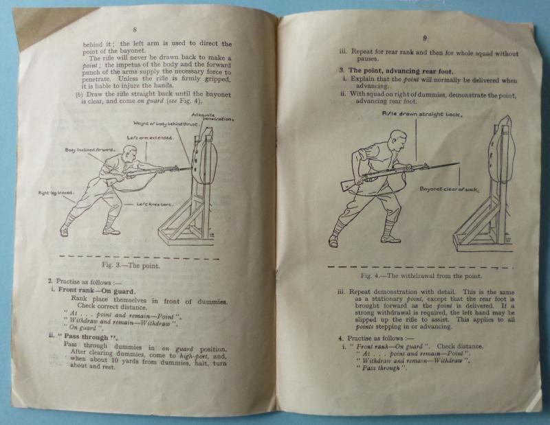 British WW2 Bayonet Training Pamphlet 1937.