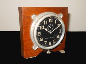 WW1 French Armée de l'Air – AIRCRAFT COCKPIT CLOCK – Nieuport Caudron SPAD RARE