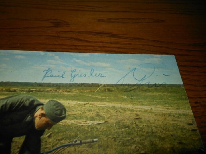 WW2 German Autographs – PAUL GIESLER & HERBERT GILLE – Wartime Signed Photo — image 3