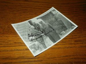 WW II German Air Force Autograph – GENERALLEUTNANT FRIEDRICH FRANEK – VERY RARE!