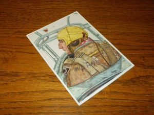 WW II German Air Force Autograph – OBERST WOLFGANG FALCK – WARTIME SIGNED!