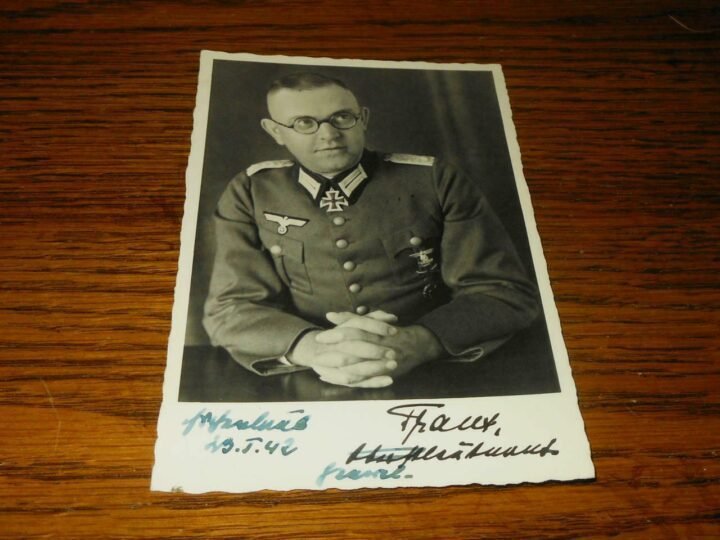 WW II German Army Autograph – GENERAL HANS TRAUT – Wartime Signature — image 2
