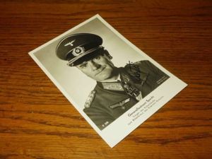 WW II German Army Autograph – GENERAL KARL-WILHELM SPECHTE – Wartime Signature