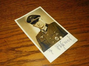 WW2 German Wehrmacht Heer General HERMANN-HEINRICH BEHREND Wartime Autograph