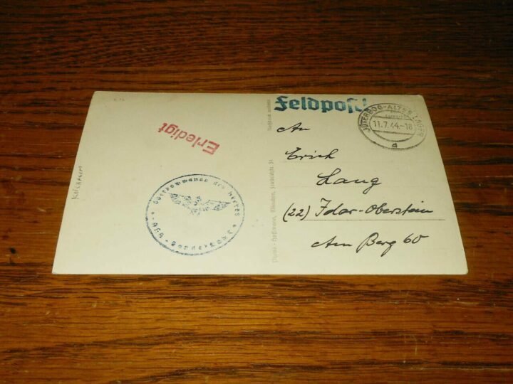 WW II German Autograph – GENERAL HEINRICH KIRCHHEIM – WARTIME SIGNED – RARE! — image 5