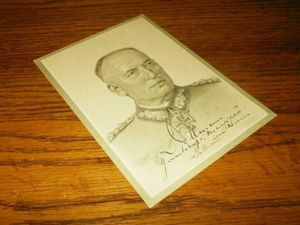 WW II German Army Autograph – GENERAL FRIEDRICH DOLLMANN – Wartime Signature