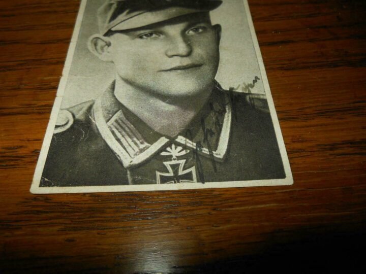 WW2 German Wehrmacht Heer Oberjaeger EUGEN ZEHNDER – WARTIME AUTOGRAPH – RARE! — image 2