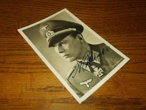 WW II German Autograph – GENERALMAJOR HORST NIEMACK – WARTIME SIGNED – RARE!