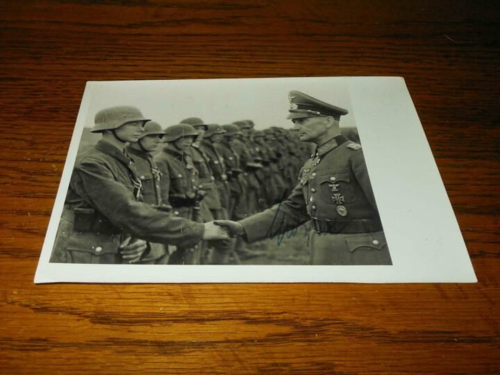 WW II German Army Autograph – GENERAL FERDINAND HEIM – Wartime Signature — image 2