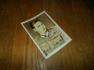WW2 German Wehrmacht Panzer Hauptmann Paul-George Kleffel – AUTOGRAPH – NICE!