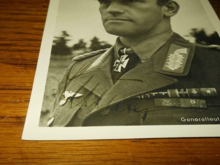 WW II German Army Autograph – GENERAL ALFRED GAUSE – Wartime Signature — image 3