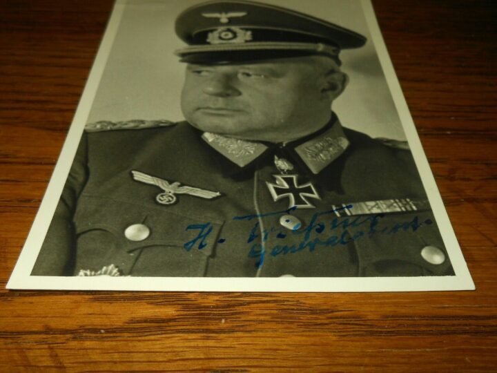 WW II German Army Autograph – GENERAL JOHANNES FRIESSNER – Wartime Signature — image 4